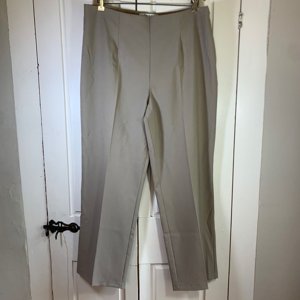 Tribal Stretch Extensible Taupe Straight Leg Dress Pants Womens 16 Minimalist
